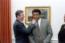 President Reagan and Ali, 1-24-83