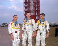 Apollo 1 Astronauts, 1-17-67, Pad 34, NASA