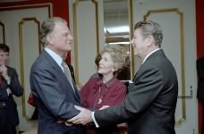 President Reagan and Billy Graham, 2-5-81