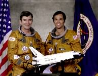 STS-1 Astronauts Young, Crippen