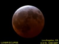 Blood Moon, 4-4-15,
            Griffith Observatory