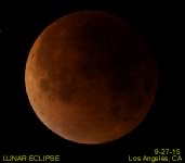 Blood Moon, 9-27-15,
            Griffith Observatory