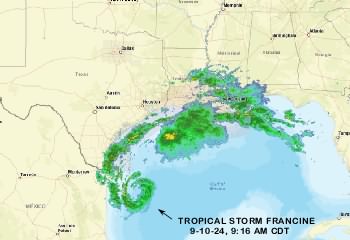 Tropical Storm
                Francine